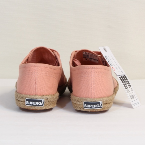 Superga 2750 Rope Dusty Pink Unisex Canvas Sneakers NWT - Picture 6 of 10